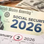 Social Security payment arrives