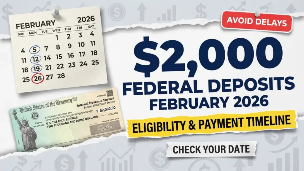 $2,000 Federal Direct Deposit Payment