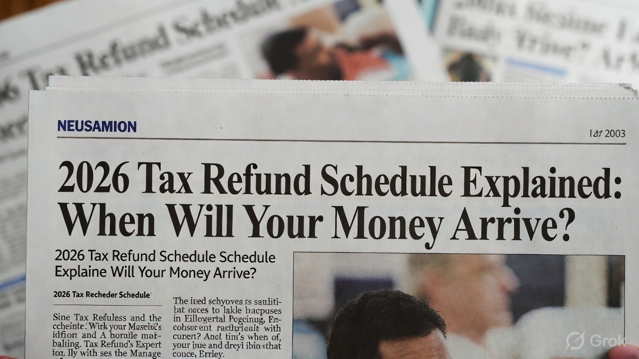 2026 Tax Refund Schedule Explained